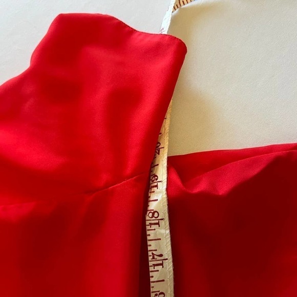 VINTAGE Lady Arrow Mistique red blouse 12 - Picture 10 of 10